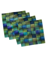 Ambesonne Colorful Set of 4 Napkins