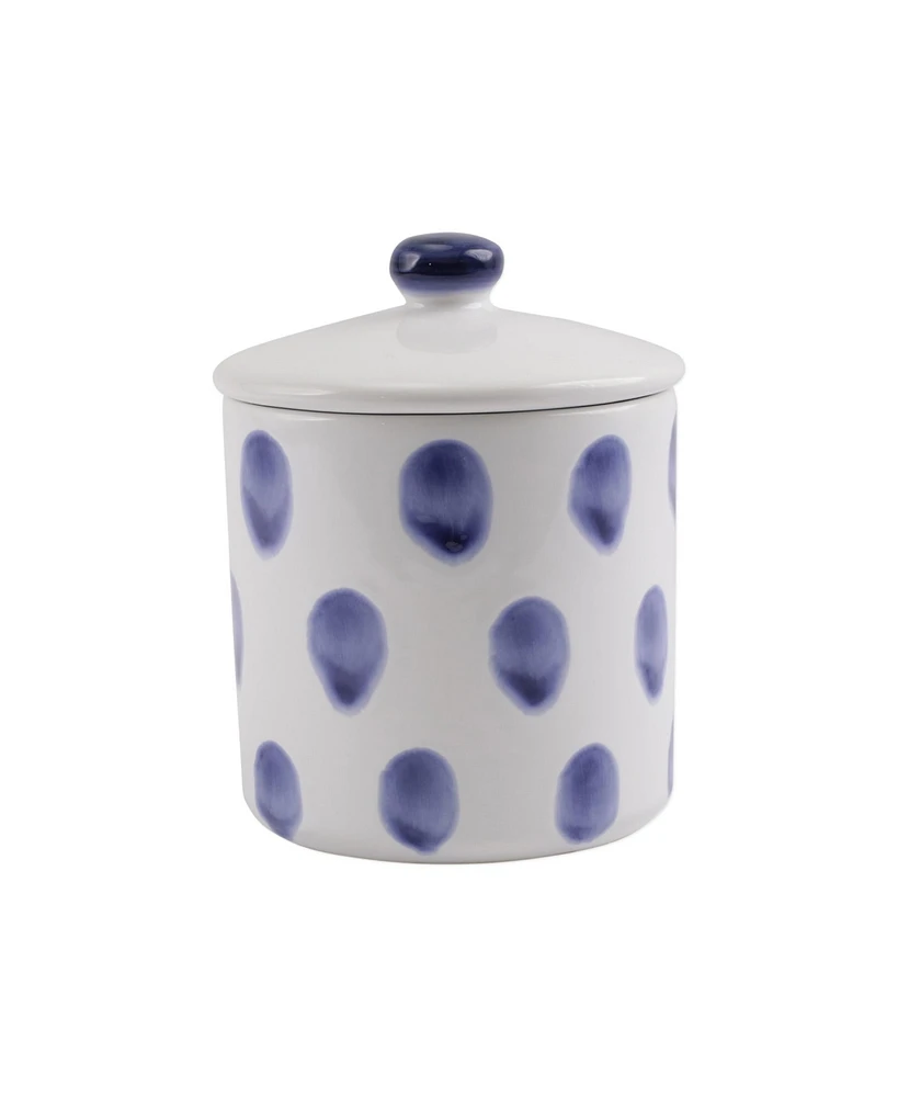 Vietri Santorini Dot Small Canister