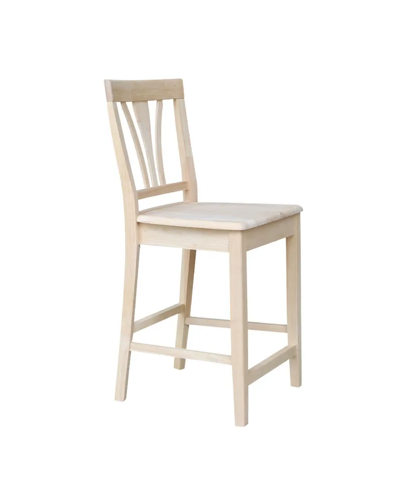 International Concepts Fanback Stool