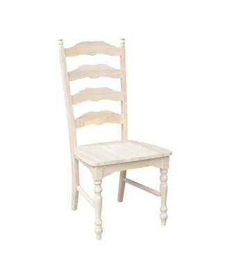 International Concepts Maine Ladderback Chairs, Set of 2