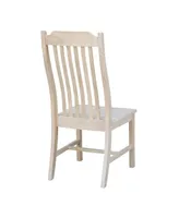 International Concepts Steambent Mission Chairs, Set of 2