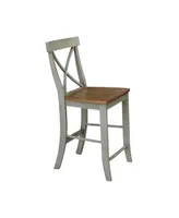 International Concepts X-Back Counterheight Stool