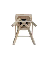 International Concepts San Remo Bar Height Stool with Swivel and Auto Return