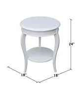 International Concepts Cambria Round End Table