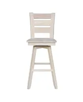 International Concepts Tuscany Bar Height Stool with Swivel and Auto Return