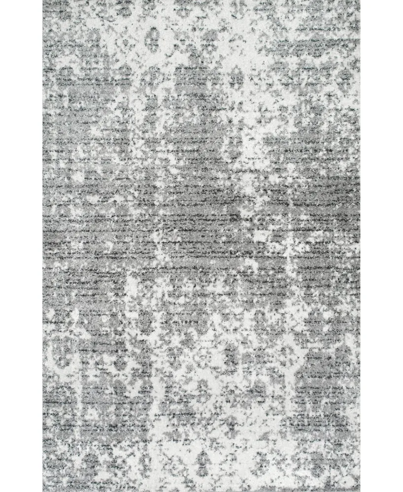 nuLoom Smoky Misty Shades Deedra Gray 3' x 5' Area Rug