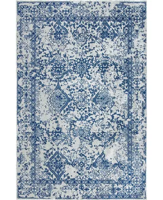 nuLoom Amber Oriental Vintage-Inspired Odell Mist 3' x 5' Area Rug