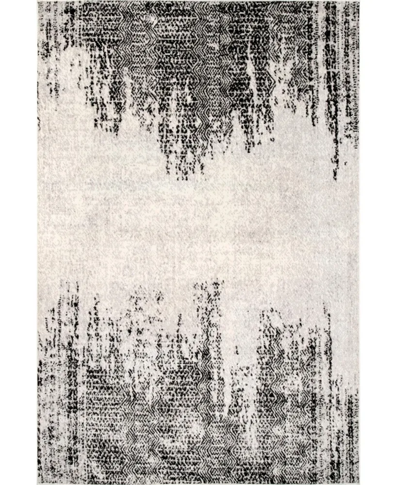 nuLoom Creek Vintage-Inspired Atarah Gray 6'7" x 9' Area Rug