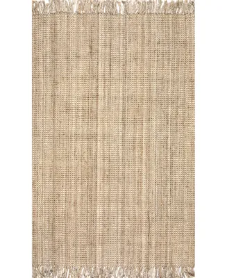nuLoom Natura Collection Chunky Loop 8'6" x 11'6" Area Rug