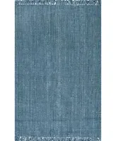 nuLoom Natura Collection Chunky Loop 8'6" x 11'6" Area Rug