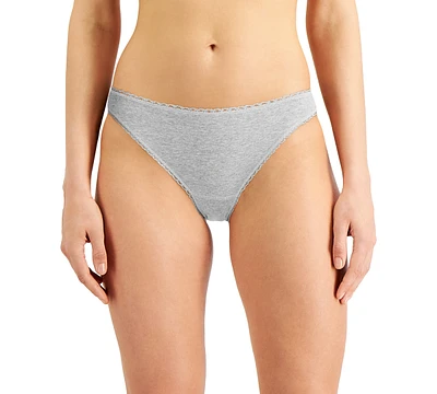 Charter Club Women's Everyday Cotton Bikini Underwear, Created for Macy's