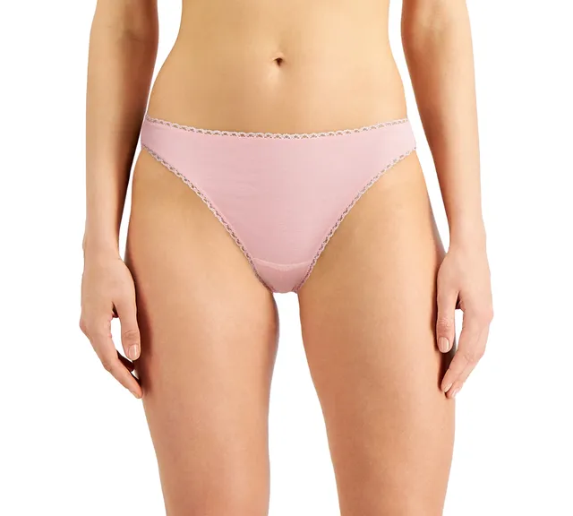 Women's Bonded Flex Mid-Rise Thong Underwear QD3958