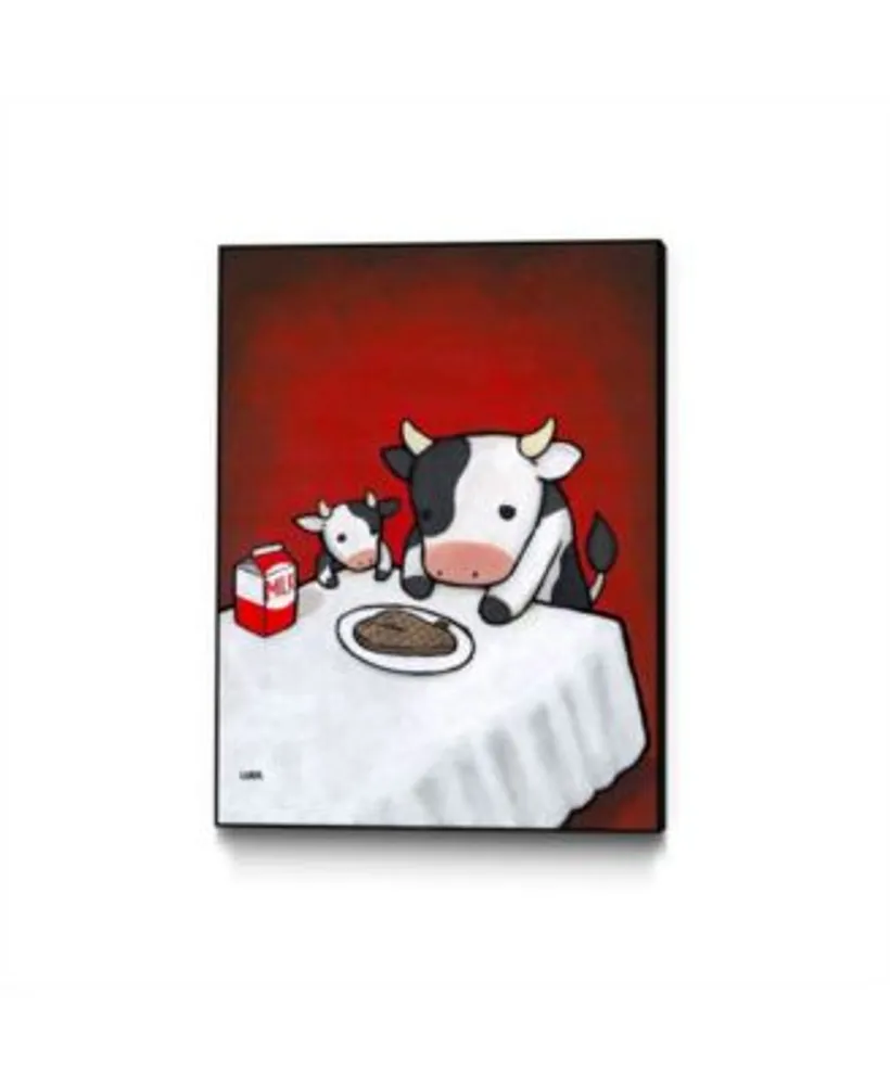 Eyes On Walls Luke Chueh Revenge Is A Dish Cow Art Block Framed