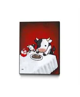 Eyes On Walls Luke Chueh Revenge Is A Dish Cow Art Block Framed