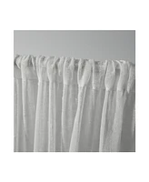 Exclusive Home Itaji Sheer Rod Pocket Top Curtain Panel Pair