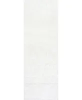 nuLoom Easy Shag Marleen Plush White 4' x 6' Area Rug