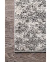 nuLoom Smoky Misty Shades Deedra Gray 8'2" x 11'6" Area Rug