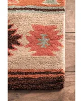 nuLoom Florence Shyla Abstract 8'6" x 11'6" Area Rug