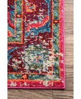 nuLoom Casablanca Vintage-Inspired Corbett Boho Multi 3' x 5' Area Rug