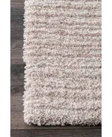 nuLoom Zoomy Ombre Striped Emily Blue 5' x 8' Area Rug