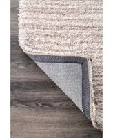 nuLoom Zoomy Ombre Striped Emily Blue 6' x 9' Area Rug