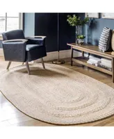 Nuloom Texture Braid Doutzen Indoor Outdoor Area Rug