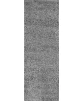 nuLoom Easy Shag Contemporary Marleen Solid 5'3" x 7'6" Area Rug