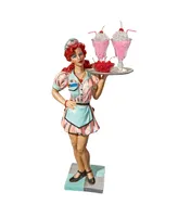 Design Toscano Retro Rosie Diner Dame Serving Table Statue