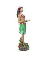 Design Toscano Hawaiian Hula Wahine Serving Table Statue