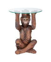 Design Toscano Moroccan Monkey Business Sculptural Side Table