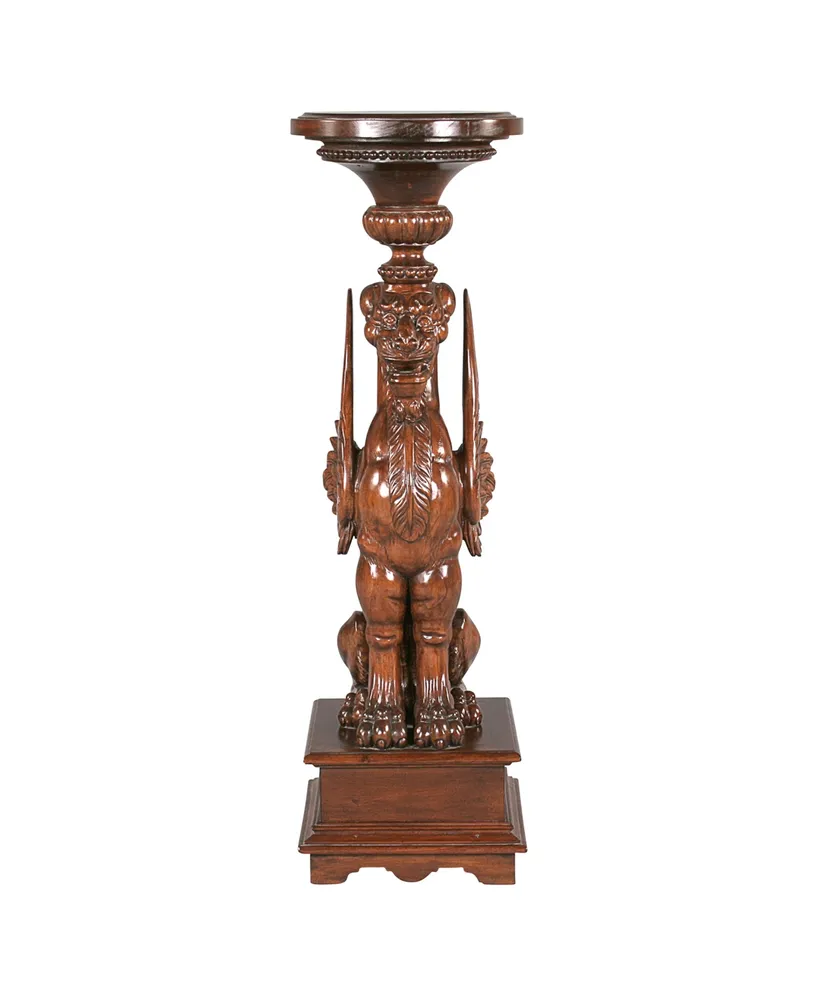 Design Toscano English Griffin Pedestal