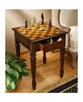 Design Toscano Walpole Manor Gaming Chess Table