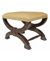 Design Toscano Renaissance Curulis Ottoman Stool