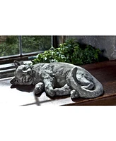 Campania International Dreaming Kitty Garden Statue