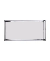Southern Enterprises Arabelle Glass Top Cocktail Table
