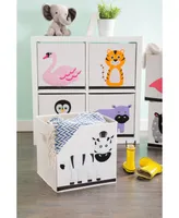 Design Imports Zebra Storage Cube