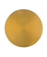 Tov Furniture Blaze Glass and Brass Side Table
