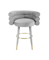 Tov Furniture Betty Velvet Counter Stool