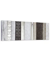 Empire Art Direct Topographic Textured Metallic Hand Painted Wall Art by Martin Edwards, 60" x 20" x 2"