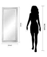 Empire Art Direct Moderno Stepped Beveled Rectangle Wall Mirror