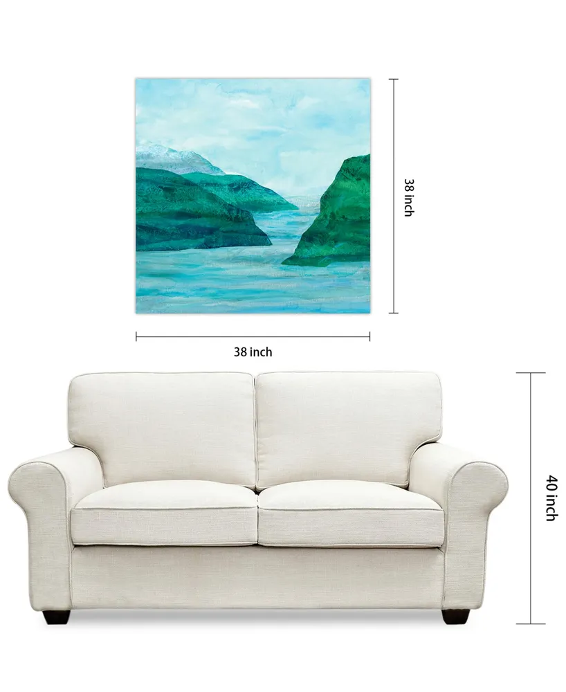 Empire Art Direct Secret Places 1Frameless Free Floating Tempered Art Glass Wall Art by Ead Art Coop, 38" x 38" x 0.2"
