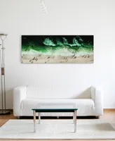 Empire Art Direct High Tide Frameless Free Floating Tempered Glass Panel Graphic Wall Art, 24" x 63" x 0.2"