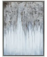 Empire Art Direct Iceberg Textured Metallic Hand Painted Wall Art by Martin Edwards, 40" x 30" x 1.5"