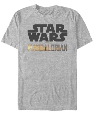 Fifth Sun Star Wars The Mandalorian Show Logo Stack Short Sleeve Men's T-shirt