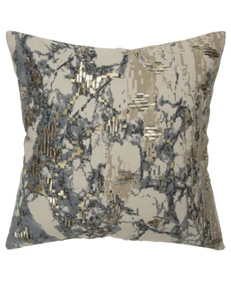 Rizzy Home Abstract Polyester Filled Decorative Pillow, 20" x 20"