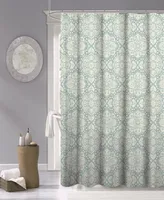 Dainty Home Medallion Fabric Shower Curtain, 70" x 72"