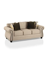 Furniture of America Sillman Upholstered Sofa