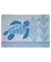 Avanti Caicos Sea Turtles Cotton Bath Rug,20" x 30"