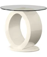 Mason White End Table