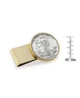 Men's American Coin Treasures Silver Walking Liberty Half Dollar Stainless Steel Coin Money Clip